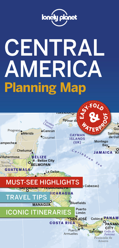 Central America Planning Map 1ed -anglais-
