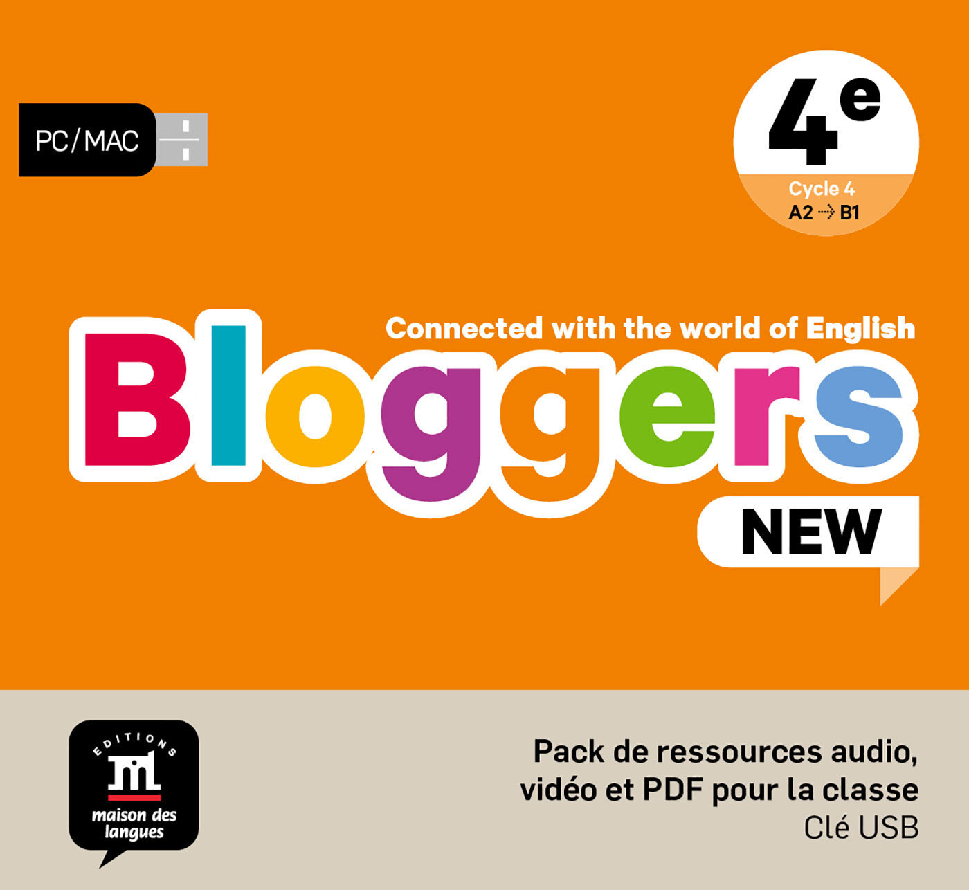 Bloggers NEW 4e - pack de ressource audio, vidéo et PDF pour la classe