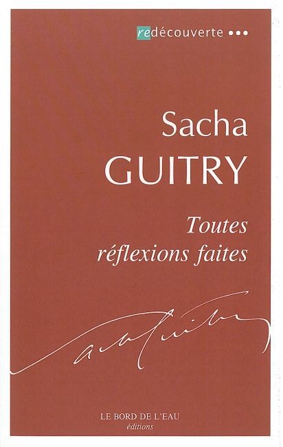 Toutes Reflexions Faites
