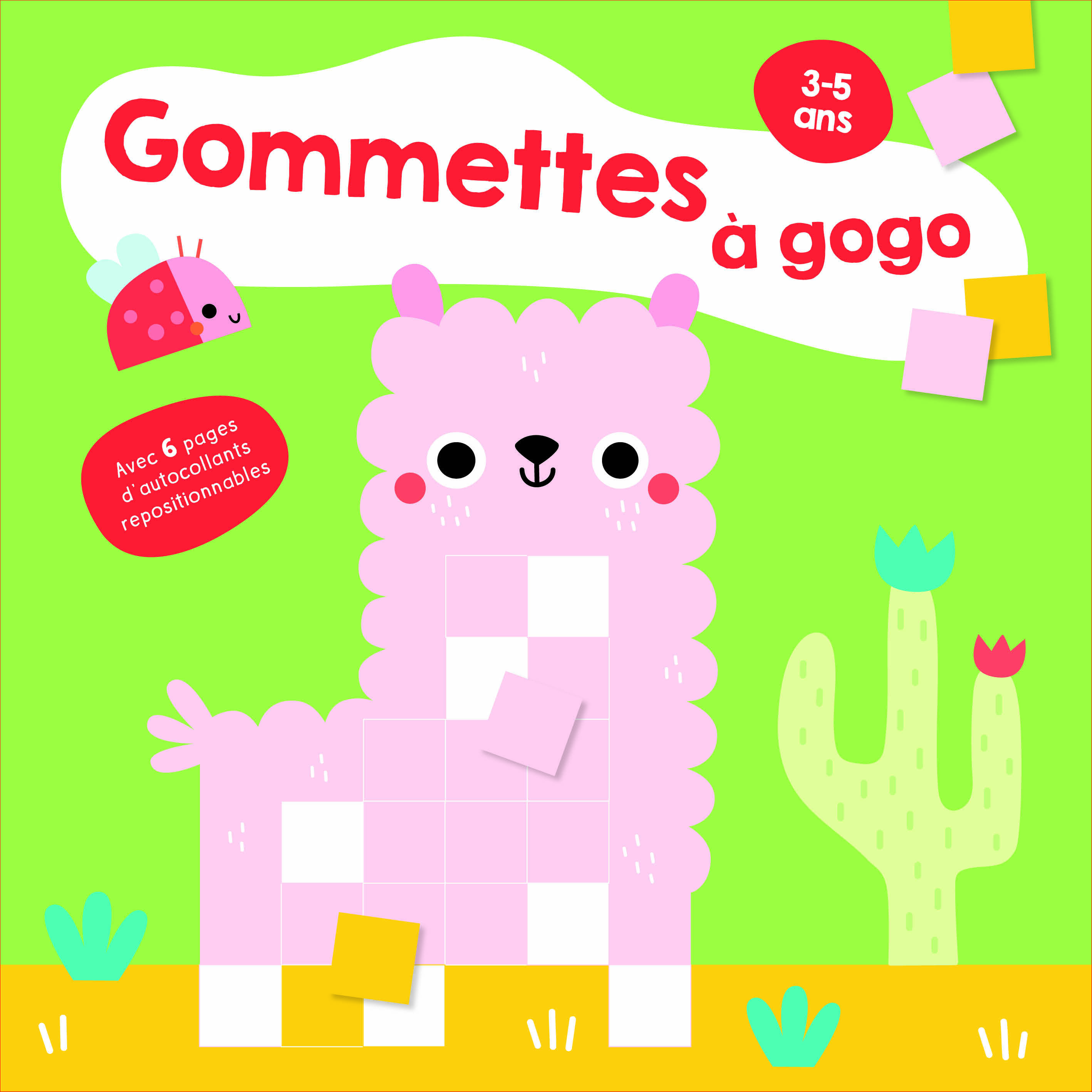 Le lama Gommettes à gogo