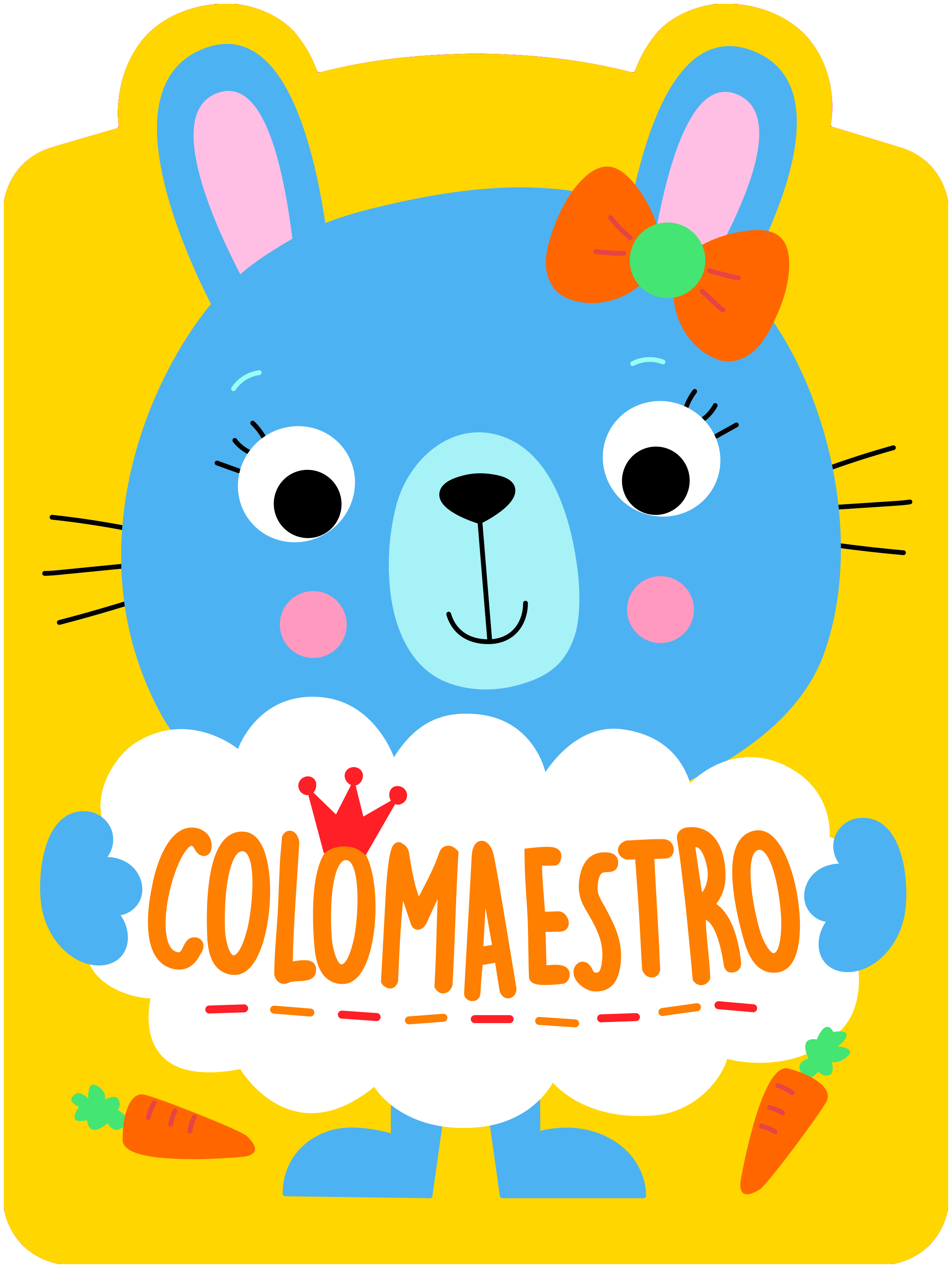 Le lapin coloriage