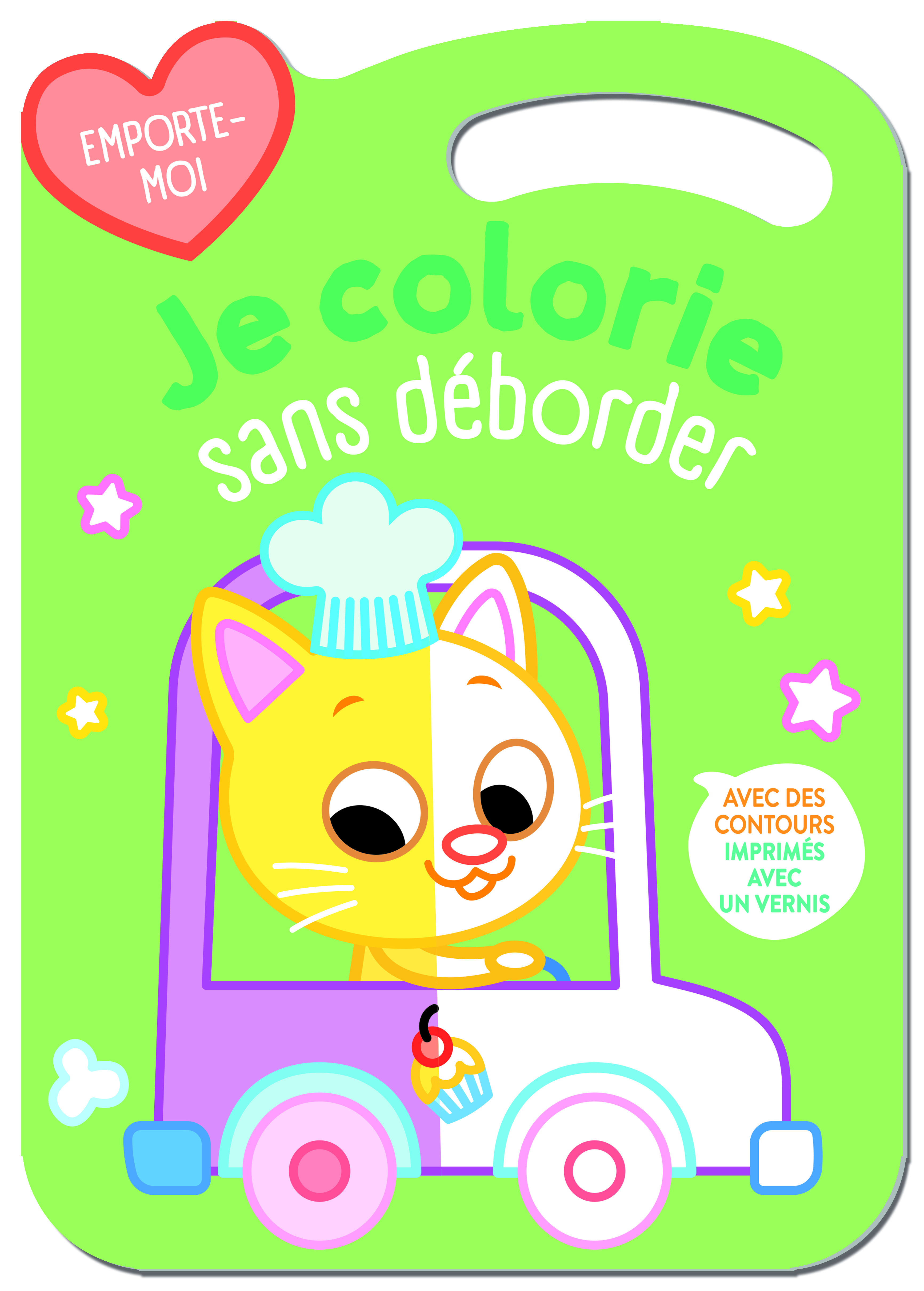 Je colorie sans déborder - la voiture