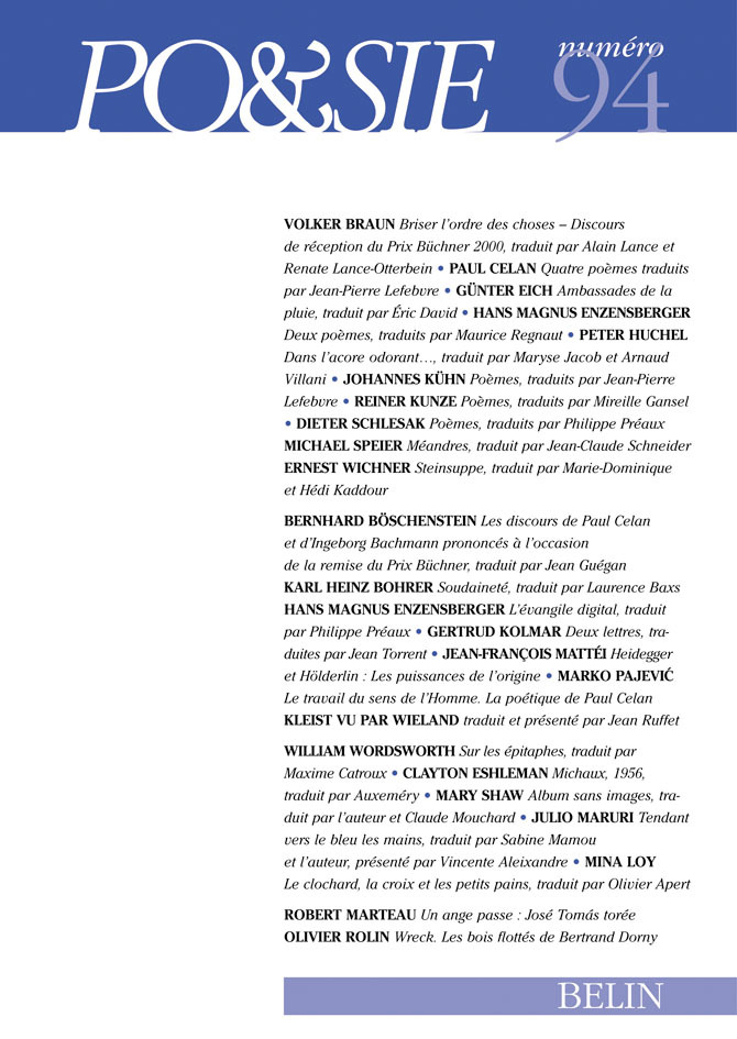 Poésie n°94