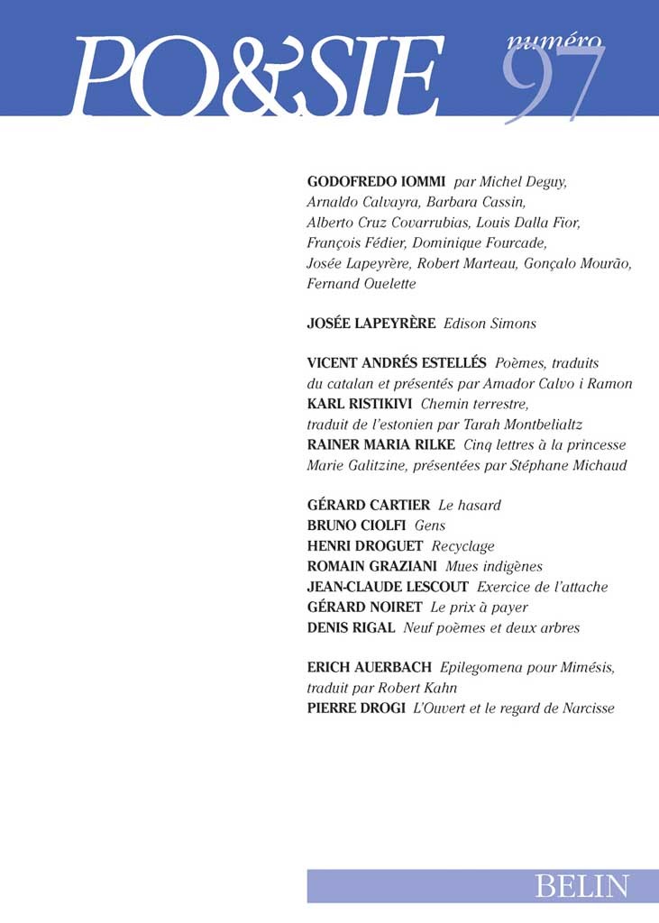 Poésie n°97