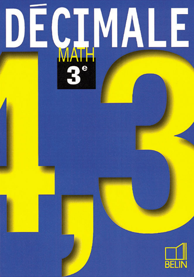 Décimale. Math 3e