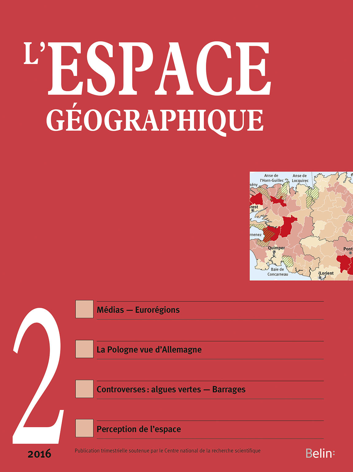 L'Espace géographique 2016-2