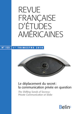 RFEA N°123 (2010-1)