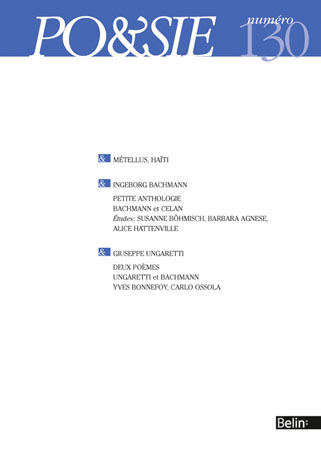Poésie n° 130