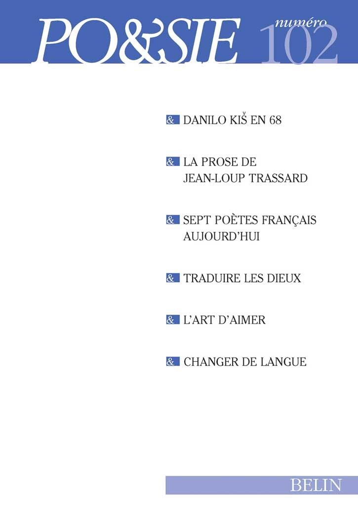 Poésie n°102