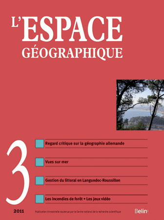 L'Espace géographique 2011-3