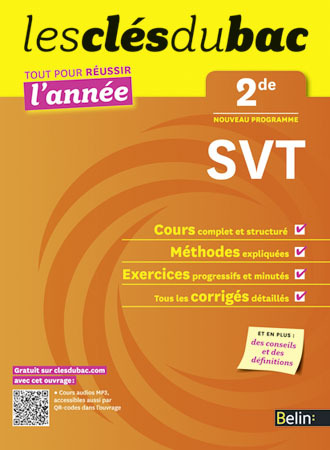 cles du bac tte l'annee svt 2de