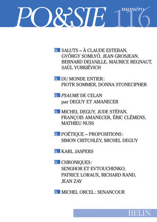 Poésie n°116