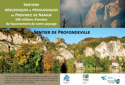 SENTIERS GEOLOGIQUES ET PEDOLOGIQUES. PROFONDEVILLE : SENTIER DE PROFONDEVILLE. SENTIERS GEOLOGIQUES