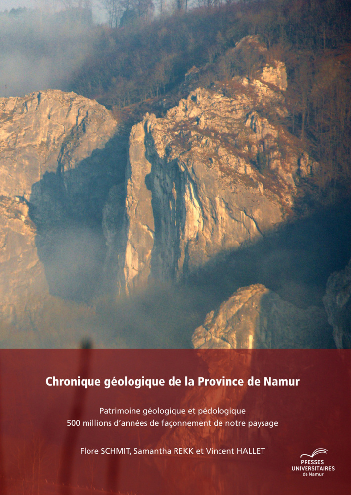 CHRONIQUE GEOLOGIQUE DE LA PROVINCE DE NAMUR : PATRIMOINE GEOLOGIQUE ET PEDOLOGIQUE. 500 MILLIONS D'