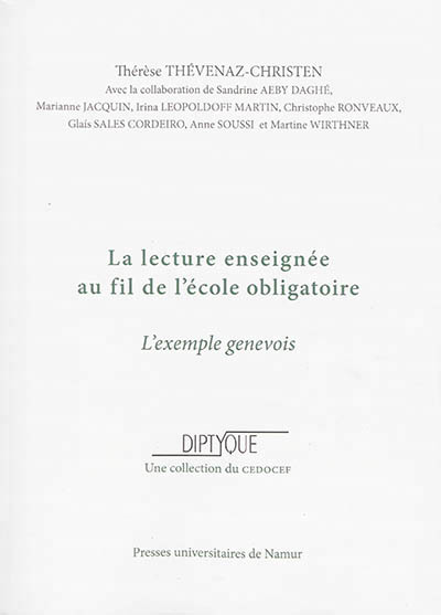 LA LECTURE ENSEIGNEE AU FIL DE L'ECOLE OBLIGATOIRE