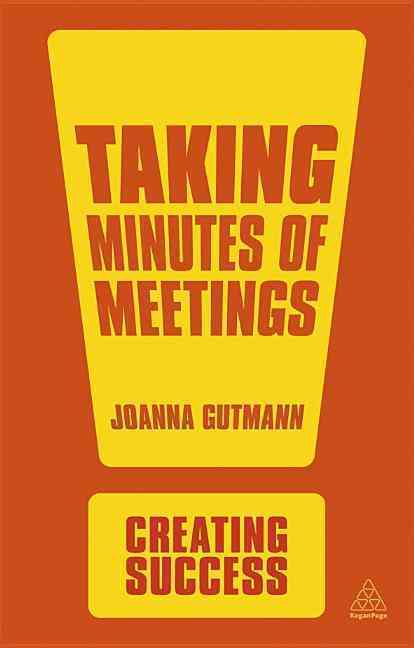 Taking Minutes of Meetings