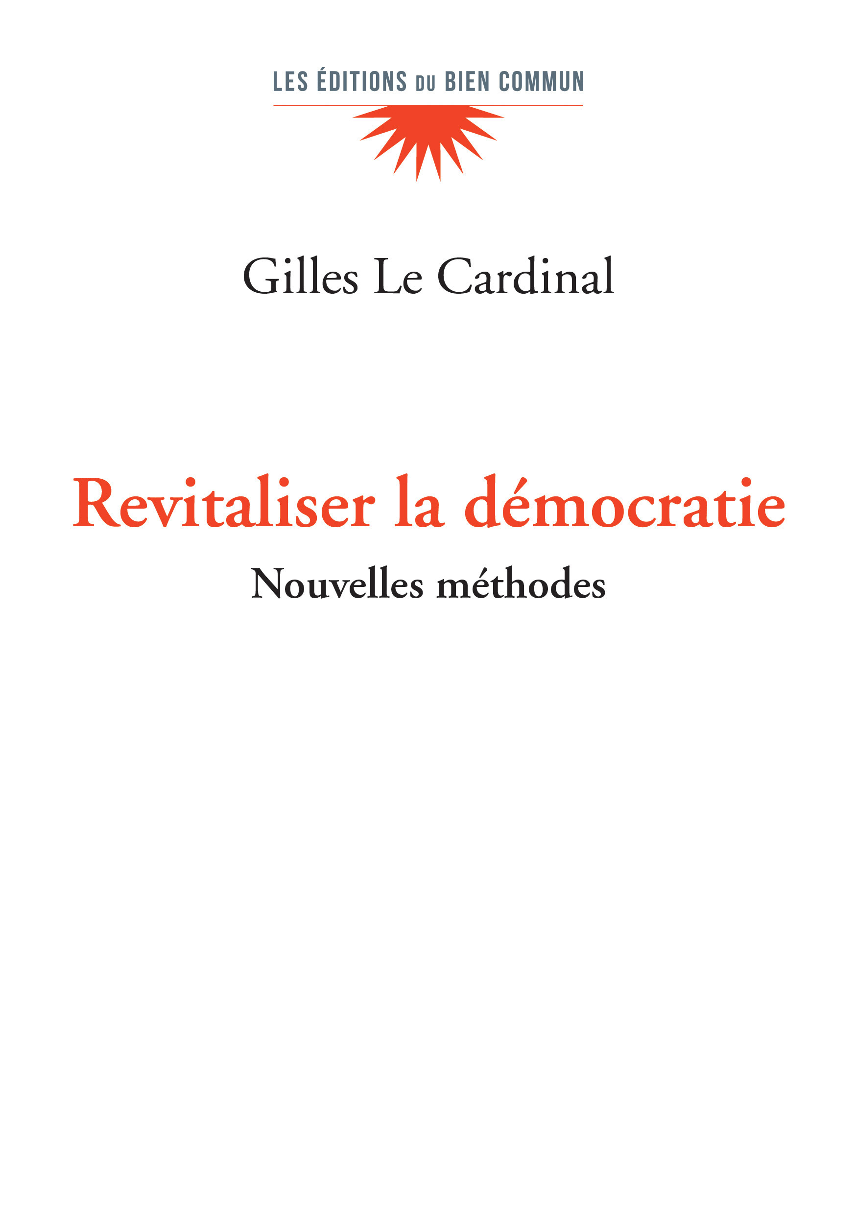 Revitaliser la démocratie