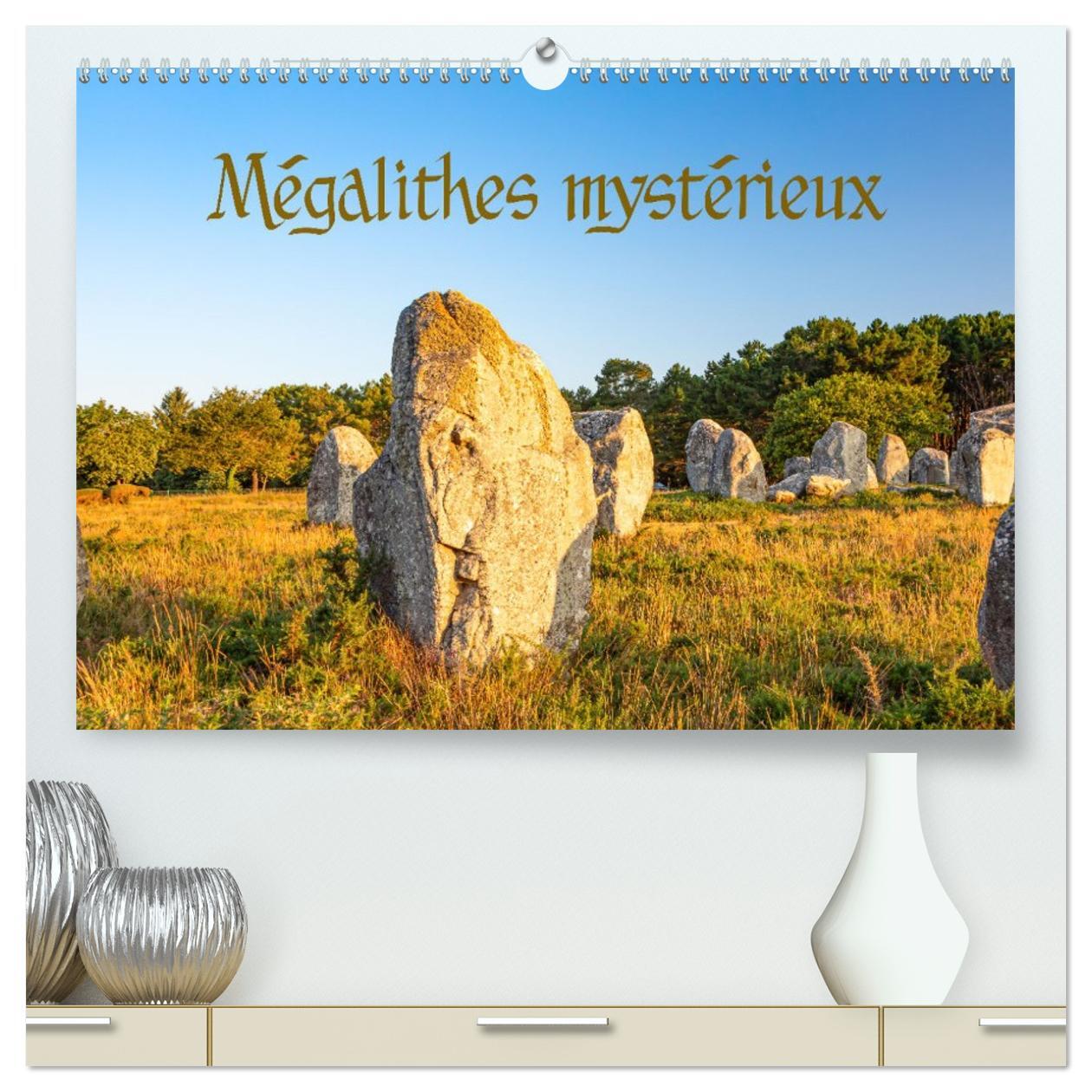 Mégalithes mystérieux  (Calendrier mural 2026 DIN A2 vertical) calendrier de bureau