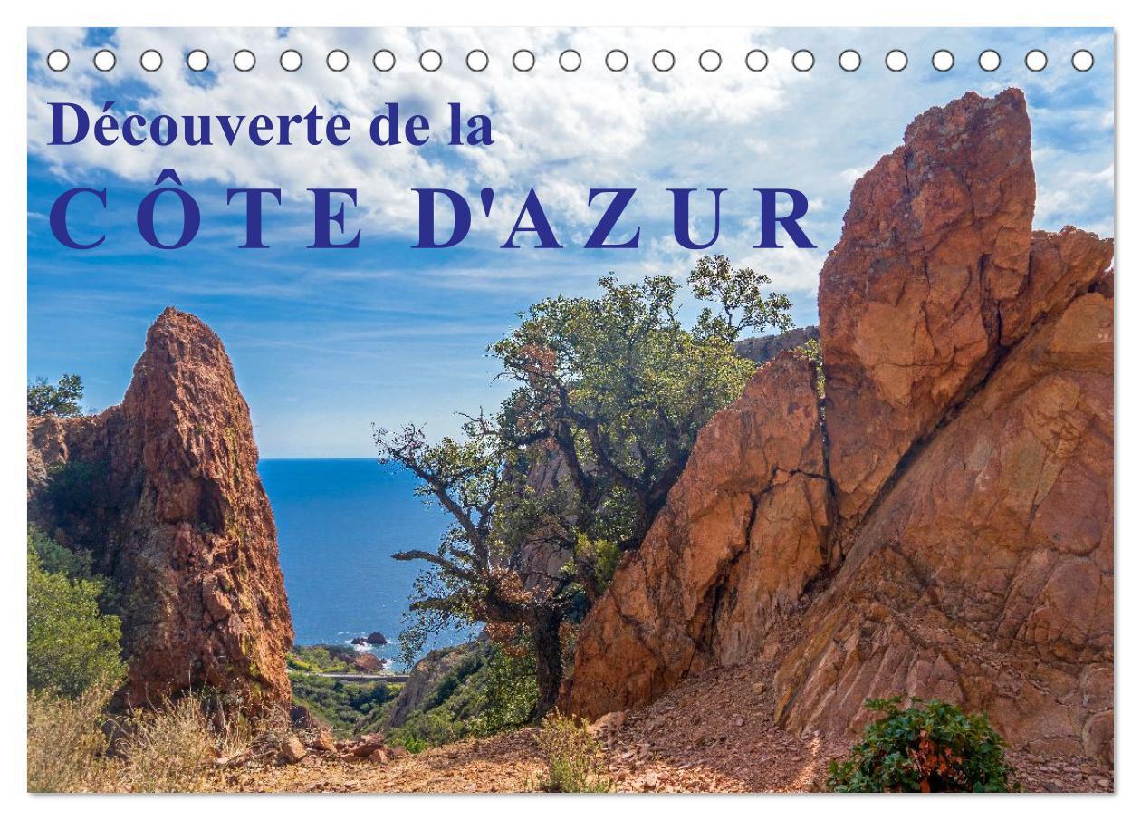 Découverte de la Côte d'Azur (Calendrier de bureau 2026 DIN A5 vertical), CALVENDO calendrier mensuel