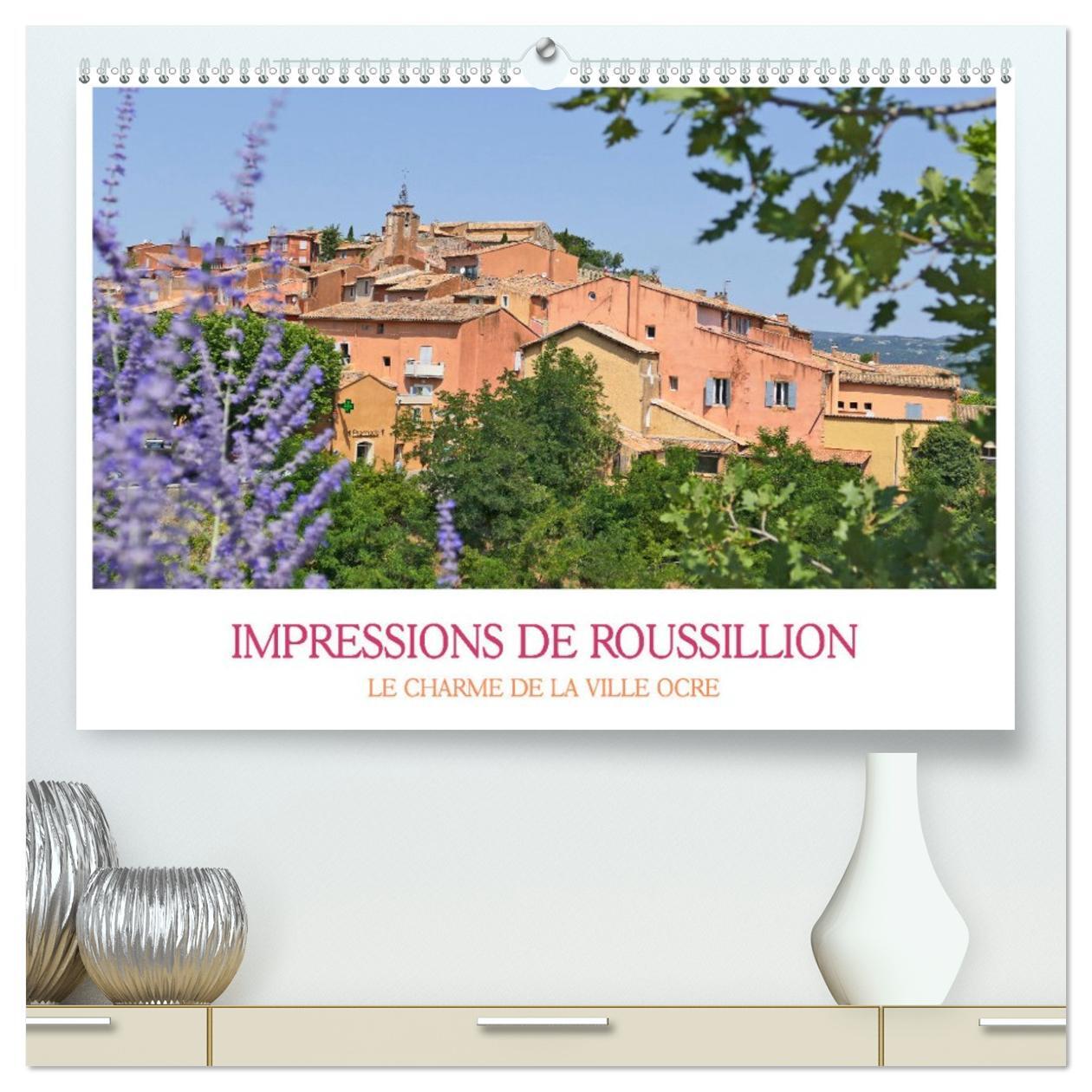 Impressions de Roussillon  (Calendrier mural 2026 DIN A2 vertical) calendrier de bureau