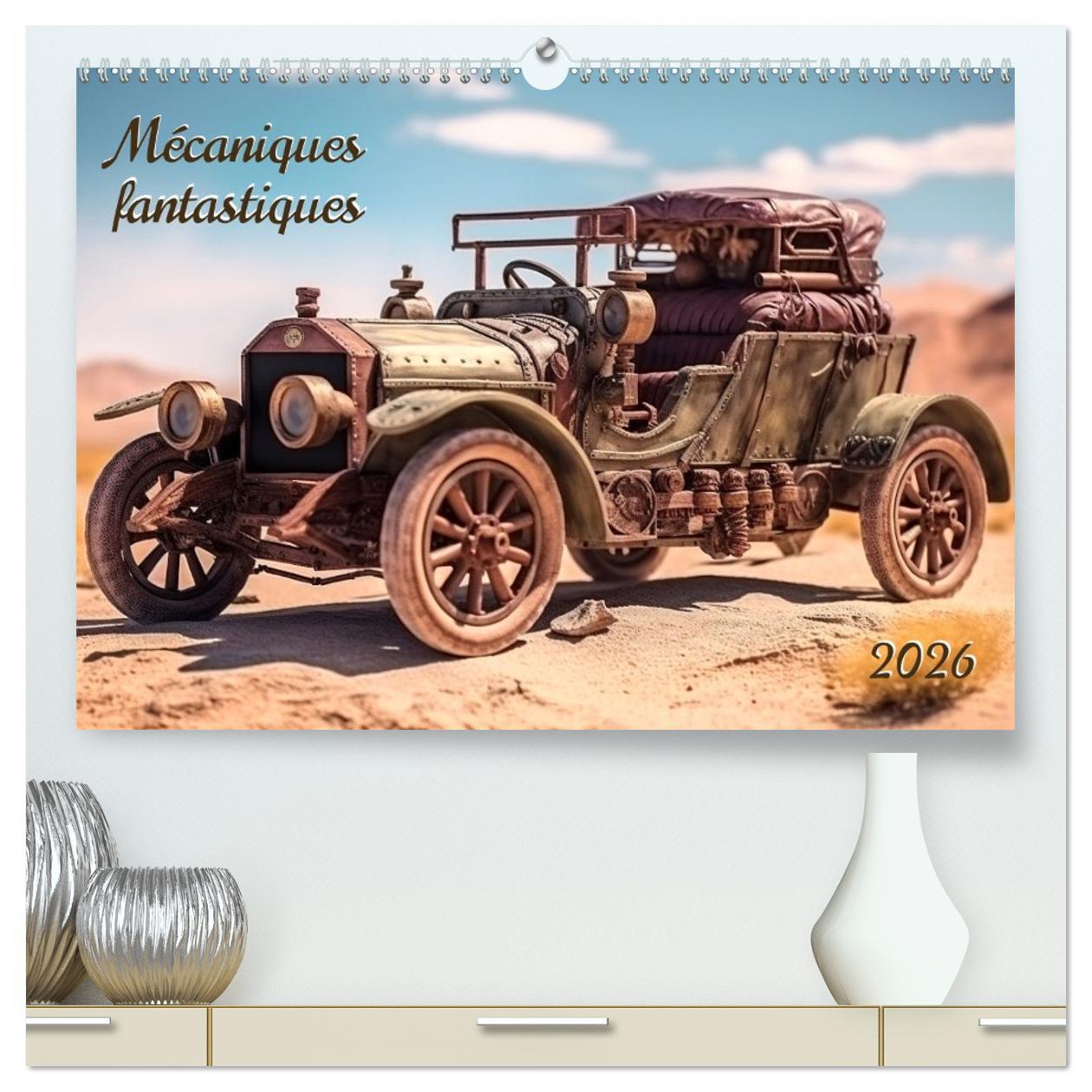 Mécaniques fantastiques  (Calendrier mural 2026 DIN A2 vertical) calendrier de bureau