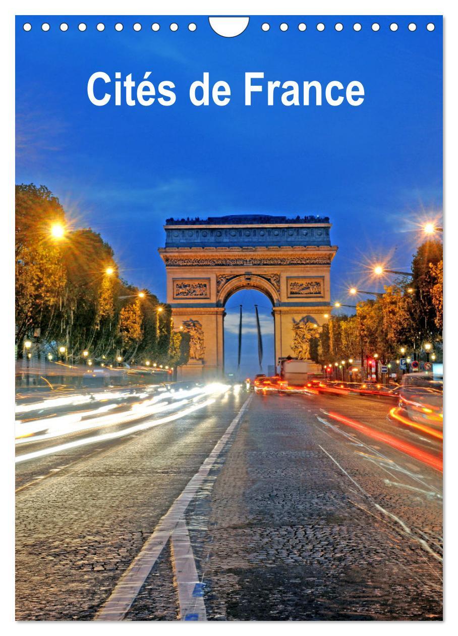 Cités de France (Calendrier mural 2026 DIN A4 horizontal), CALVENDO calendrier mensuel