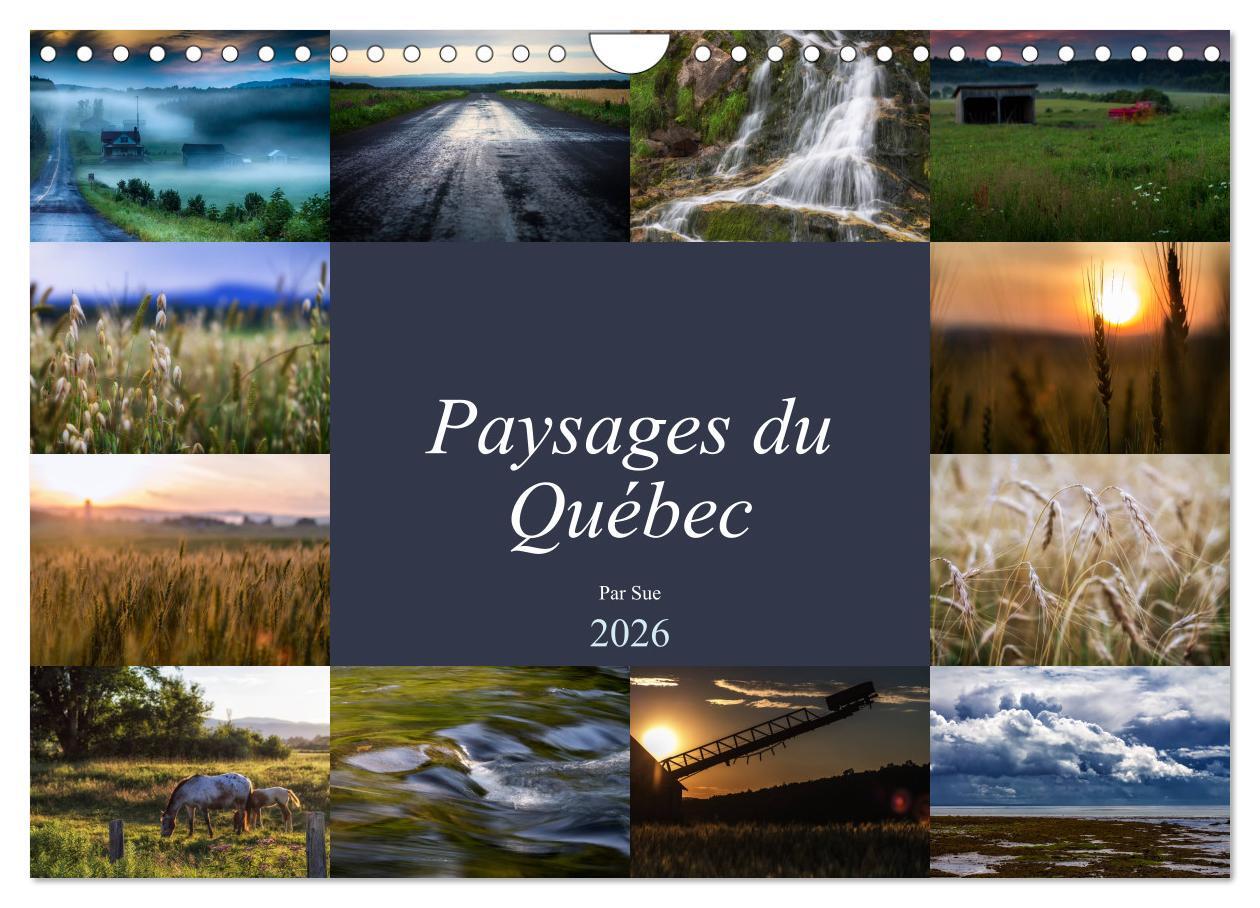 Paysages du Québec (Calendrier mural 2026 DIN A4 vertical), CALVENDO calendrier mensuel