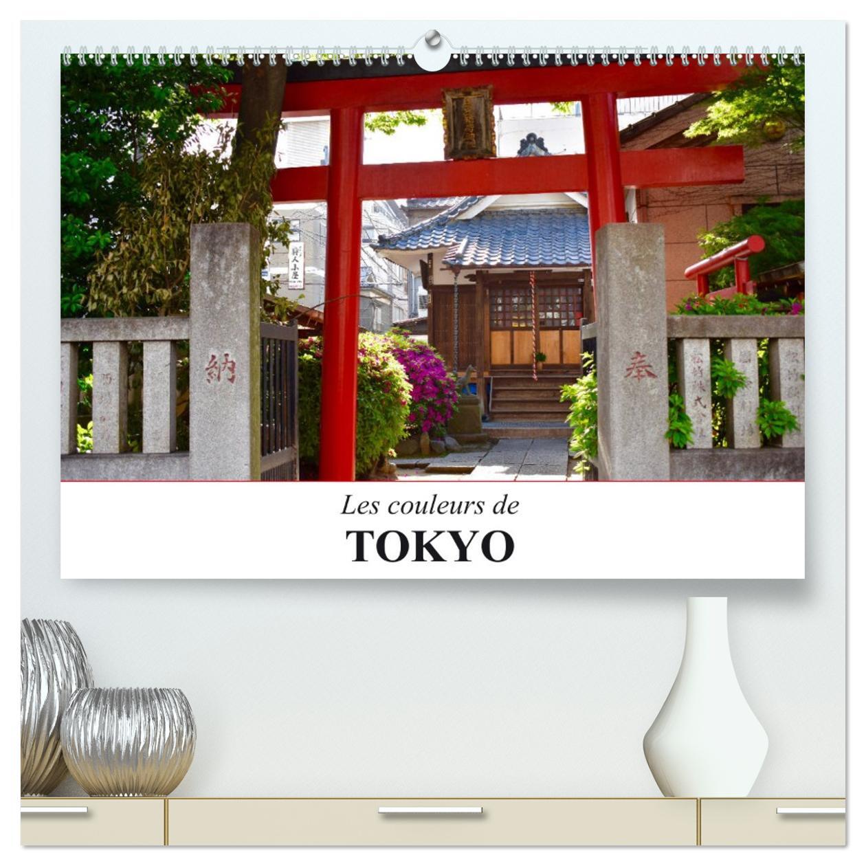 Les couleurs de Tokyo  (Calendrier mural 2026 DIN A2 vertical) calendrier de bureau