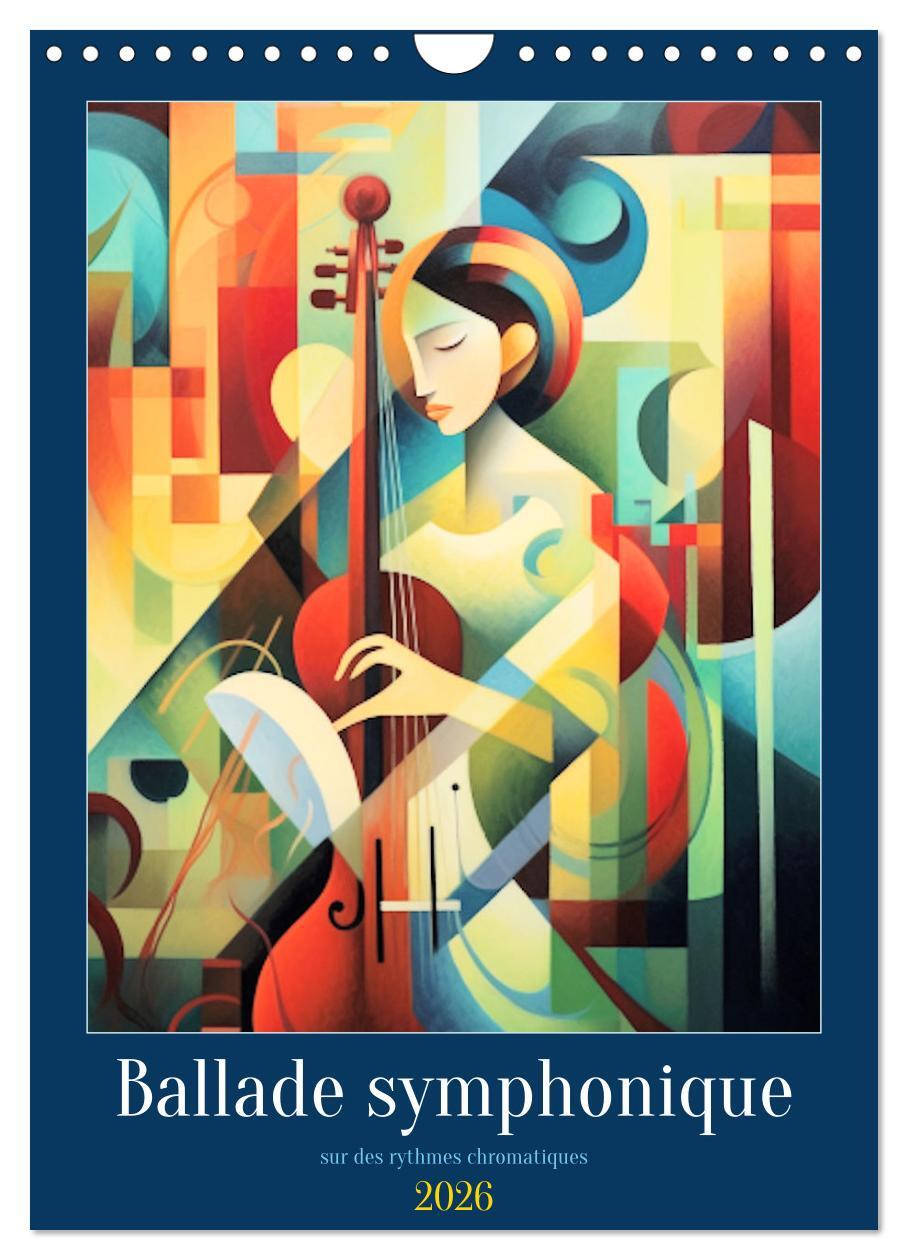 Ballade symphonique (Calendrier mural 2026 DIN A4 horizontal), CALVENDO calendrier mensuel