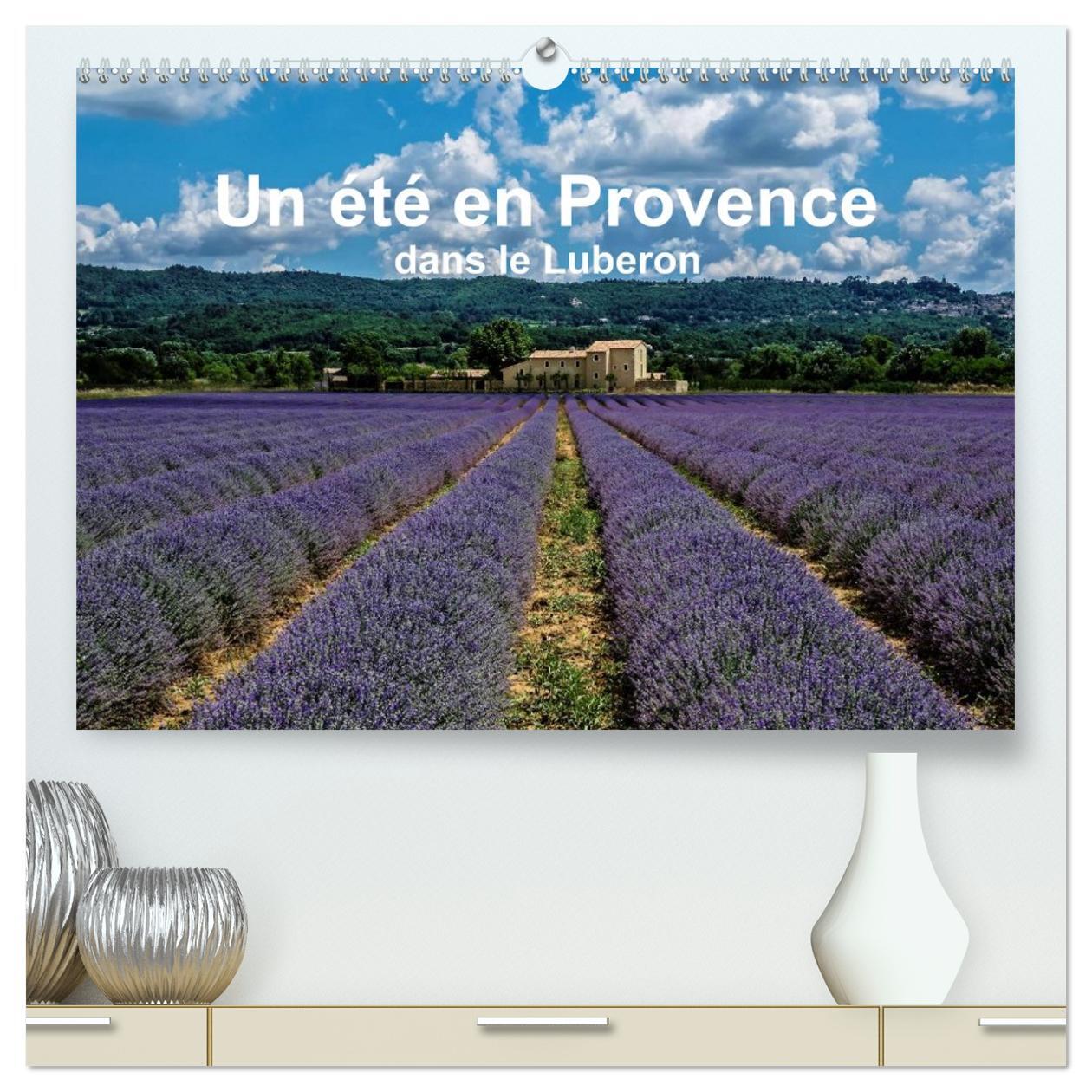 Un été en Provence dans le Luberon  (Calendrier mural 2026 DIN A2 vertical) calendrier de bureau