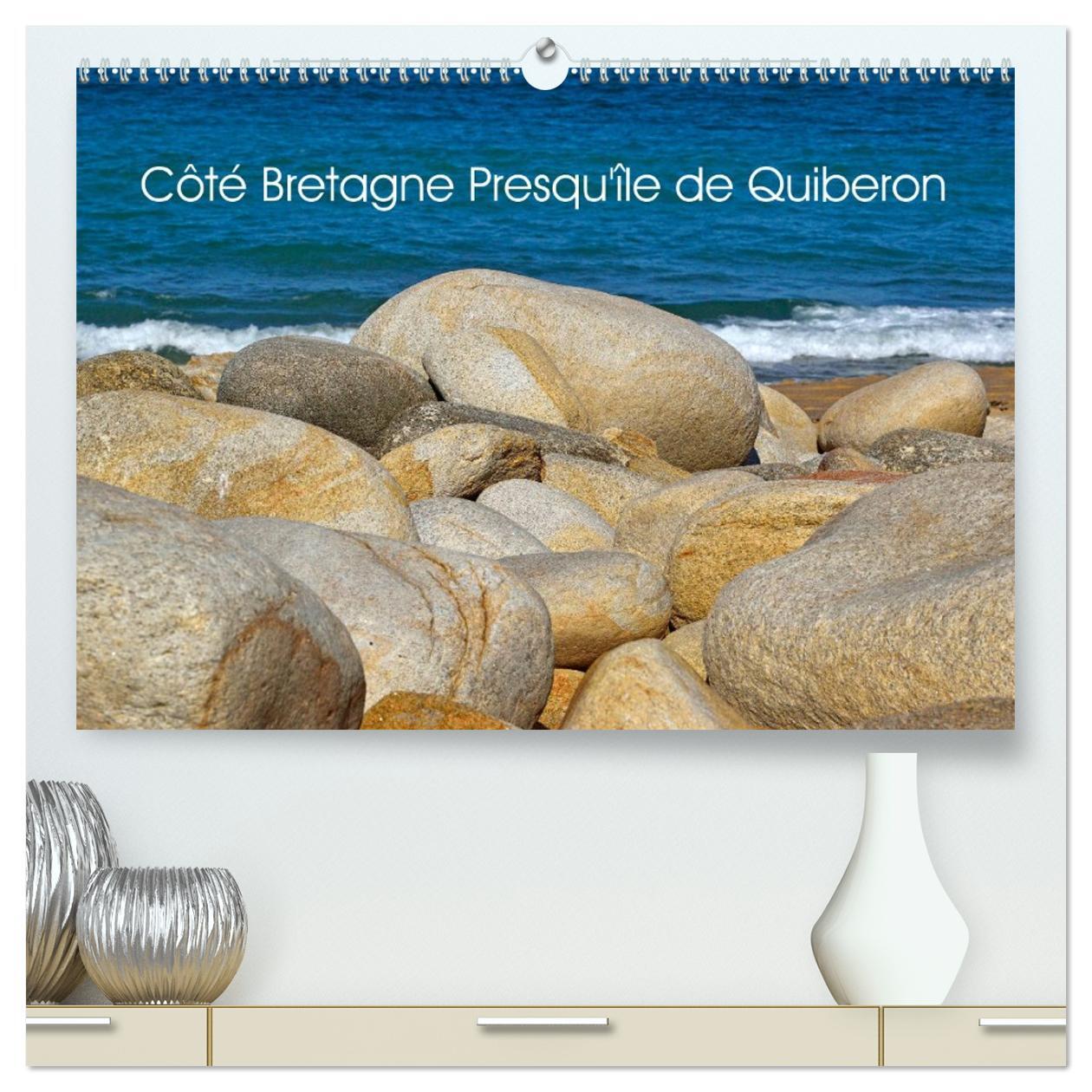 Côté Bretagne Presqu'île de Quiberon  (Calendrier mural 2026 DIN A2 vertical) calendrier de bureau