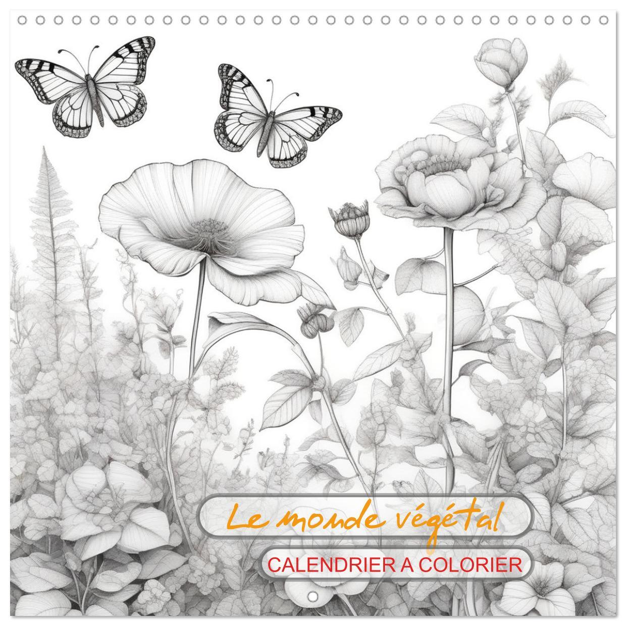 Le monde végétal (Calendrier mural carré 2026 30x30 cm) Calendrier double avec une page pour vos prises de notes