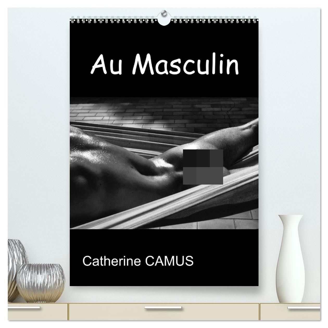Au Masculin  (Calendrier mural 2026 DIN A2 horizontal) calendrier de bureau