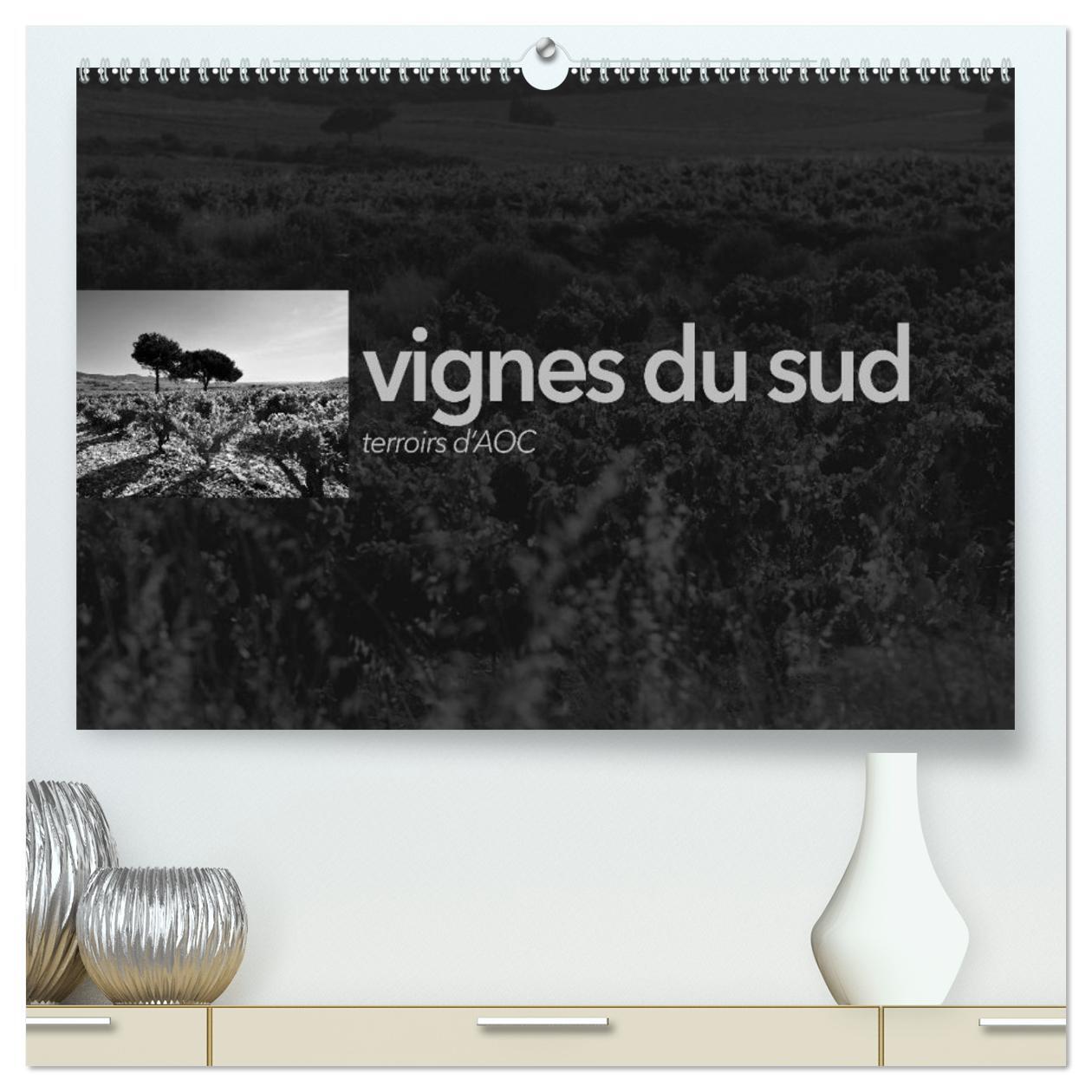 VIGNES DU SUD terroirs d'AOC  (Calendrier mural 2026 DIN A2 vertical) calendrier de bureau