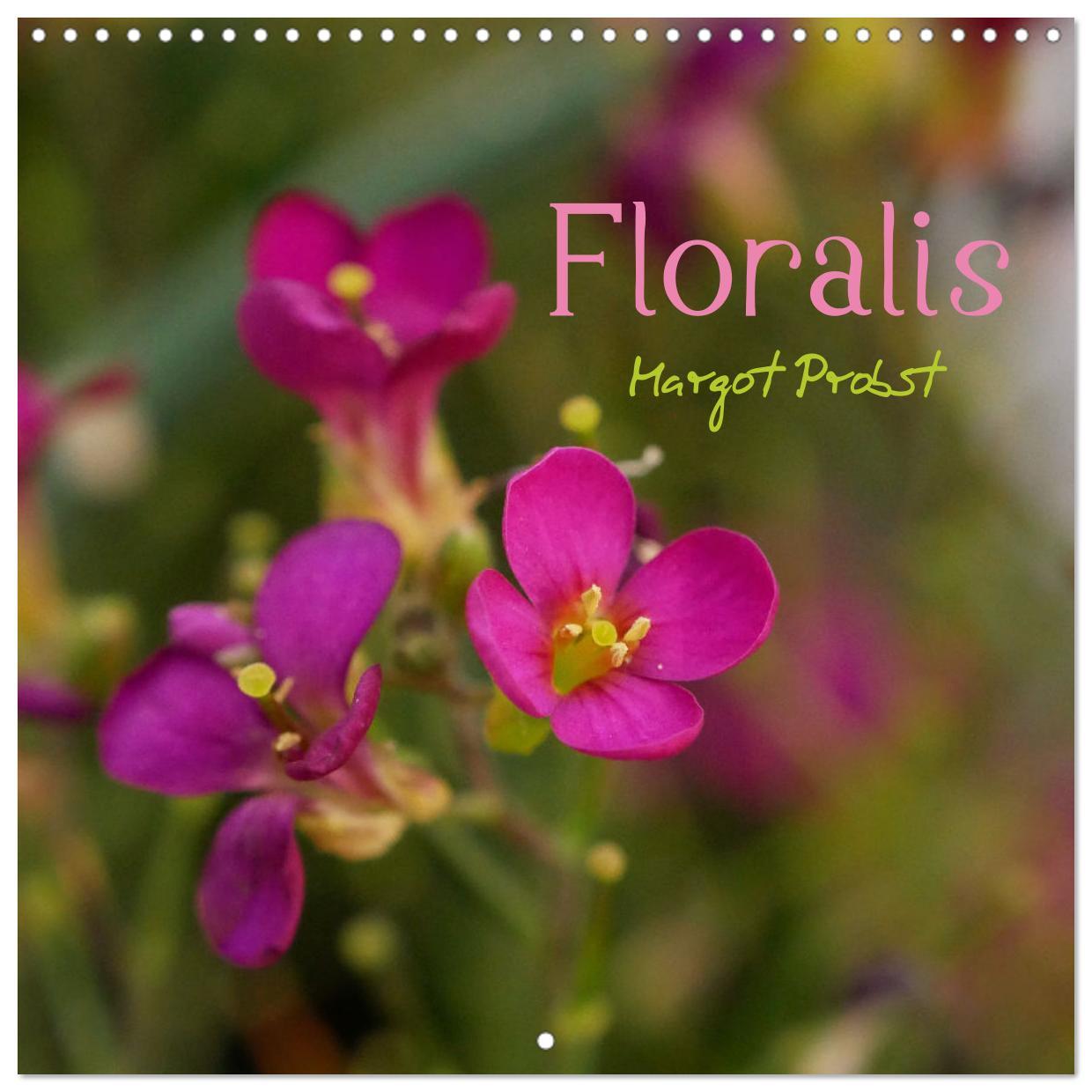 Floralis (Calendrier mural carré 2026 30x30 cm) Calendrier double avec une page pour vos prises de notes