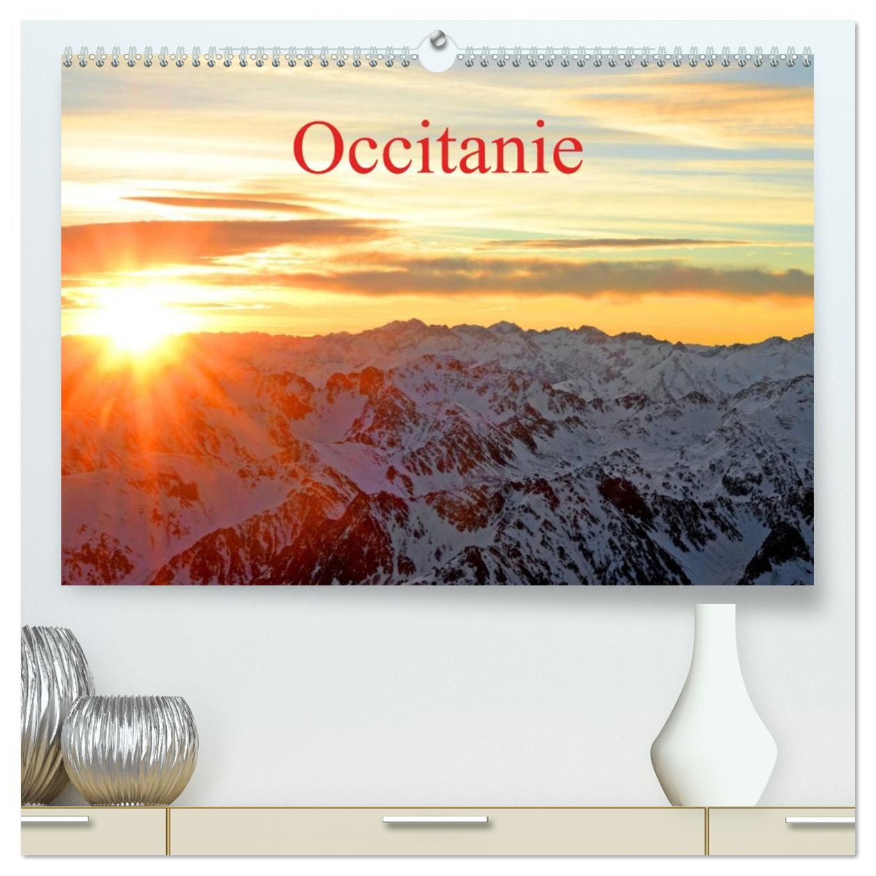 Occitanie  (Calendrier mural 2026 DIN A2 vertical) calendrier de bureau