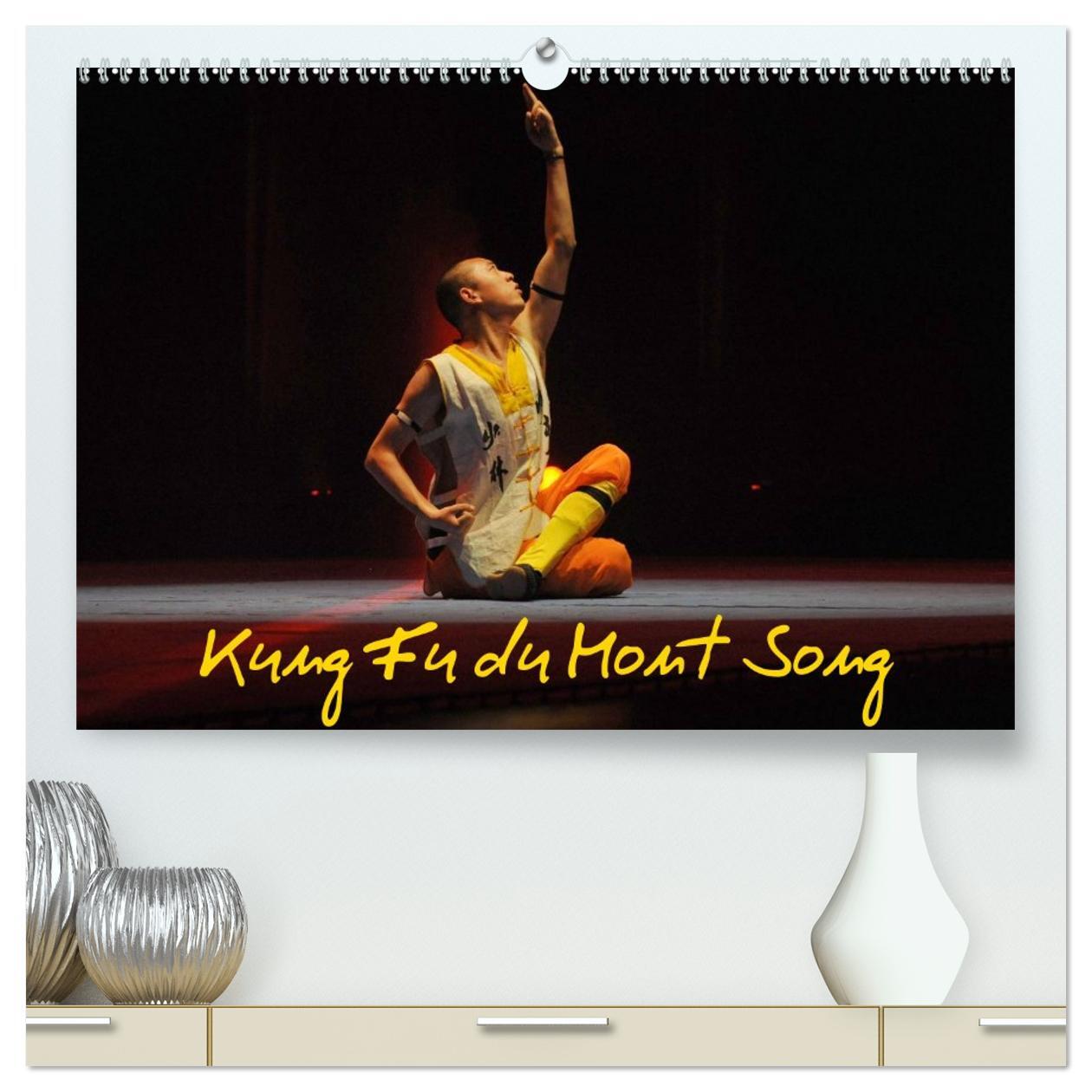 Kung Fu du Mont Song  (Calendrier mural 2026 DIN A2 vertical) calendrier de bureau