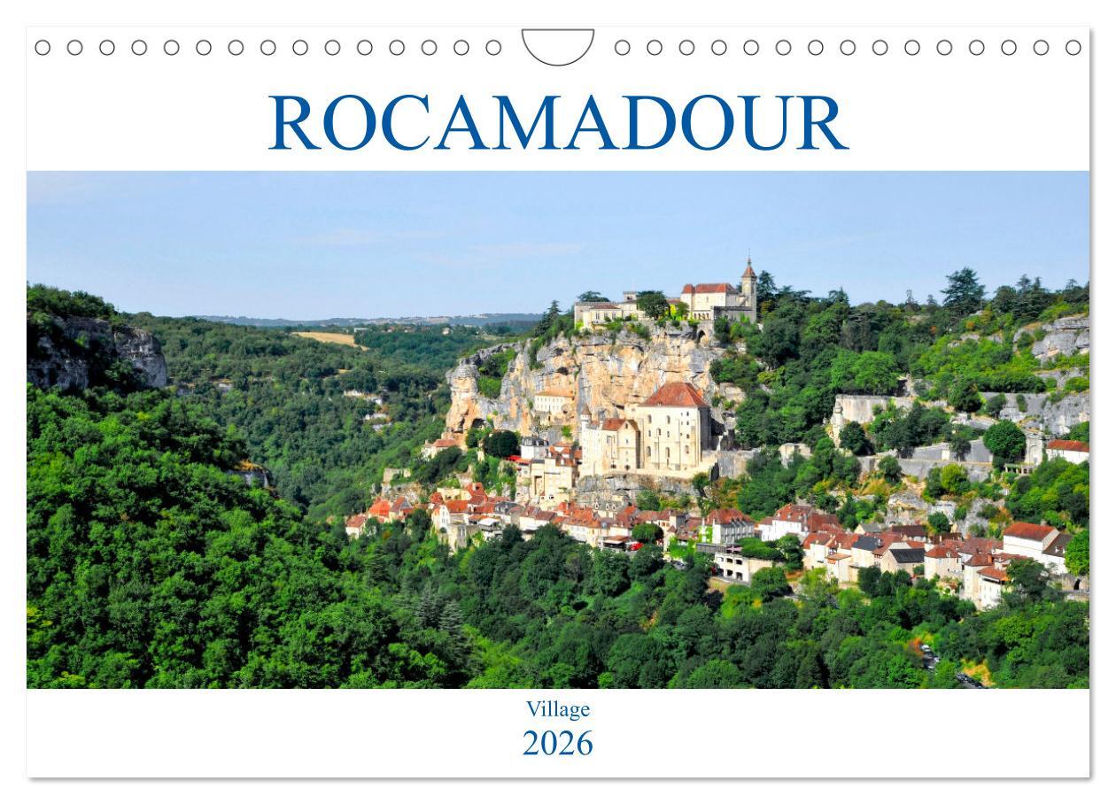 ROCAMADOUR Village (Calendrier mural 2026 DIN A4 vertical), CALVENDO calendrier mensuel