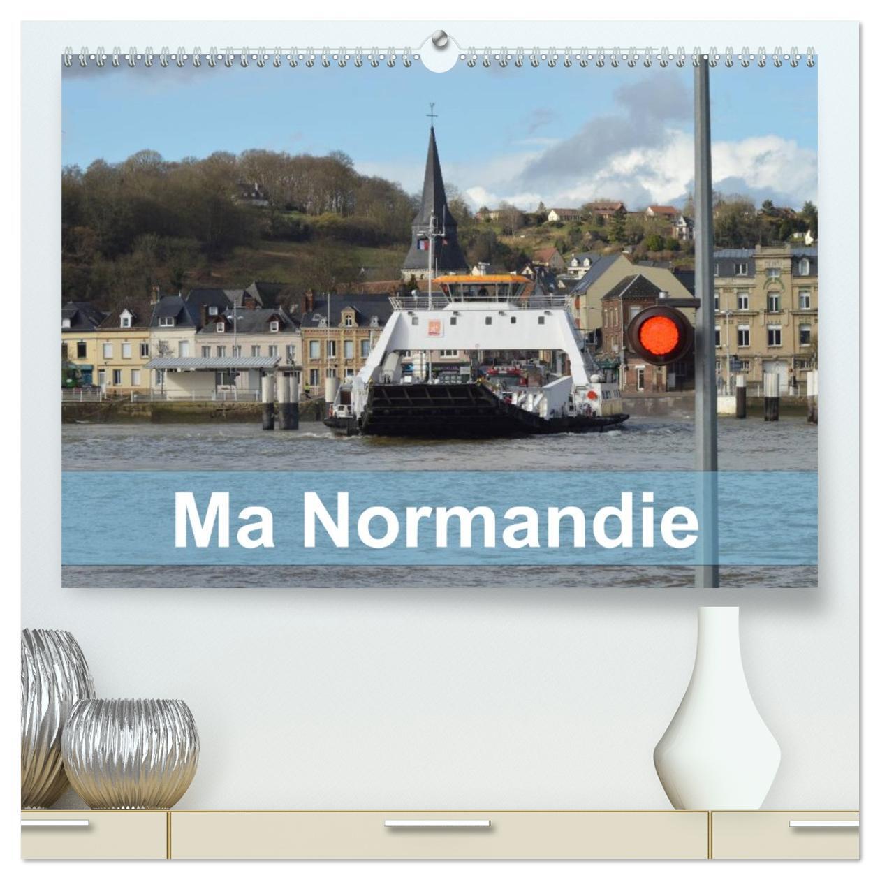 MA NORMANDIE  (Calendrier mural 2026 DIN A2 vertical) calendrier de bureau