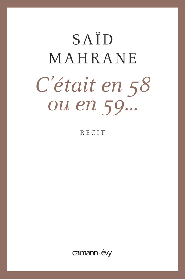 C'était en 58 ou 59...