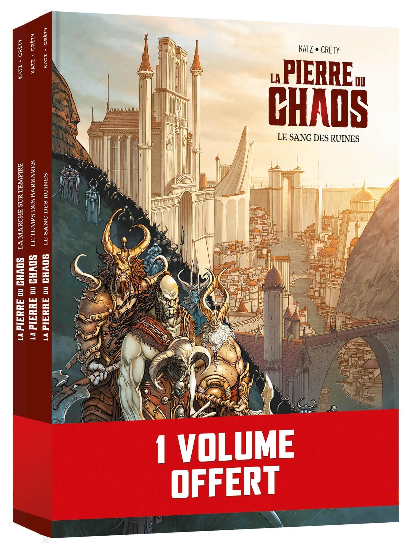 La Pierre du chaos - Pack promo vol. 01 à 03