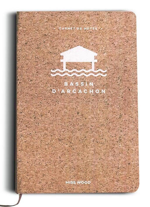 BASSIN D'ARCACHON CARNET DE NOTES EN LIEGE
