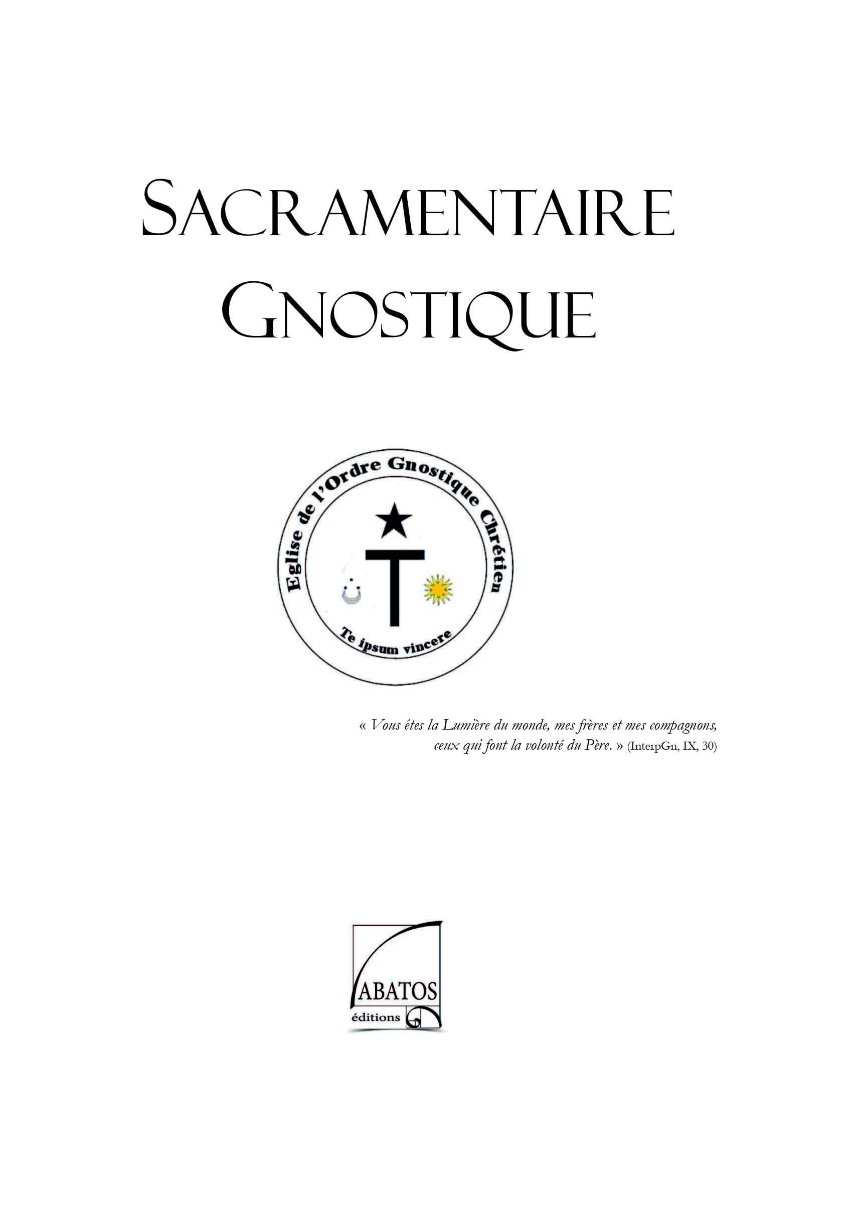Scramentaire Gnostique
