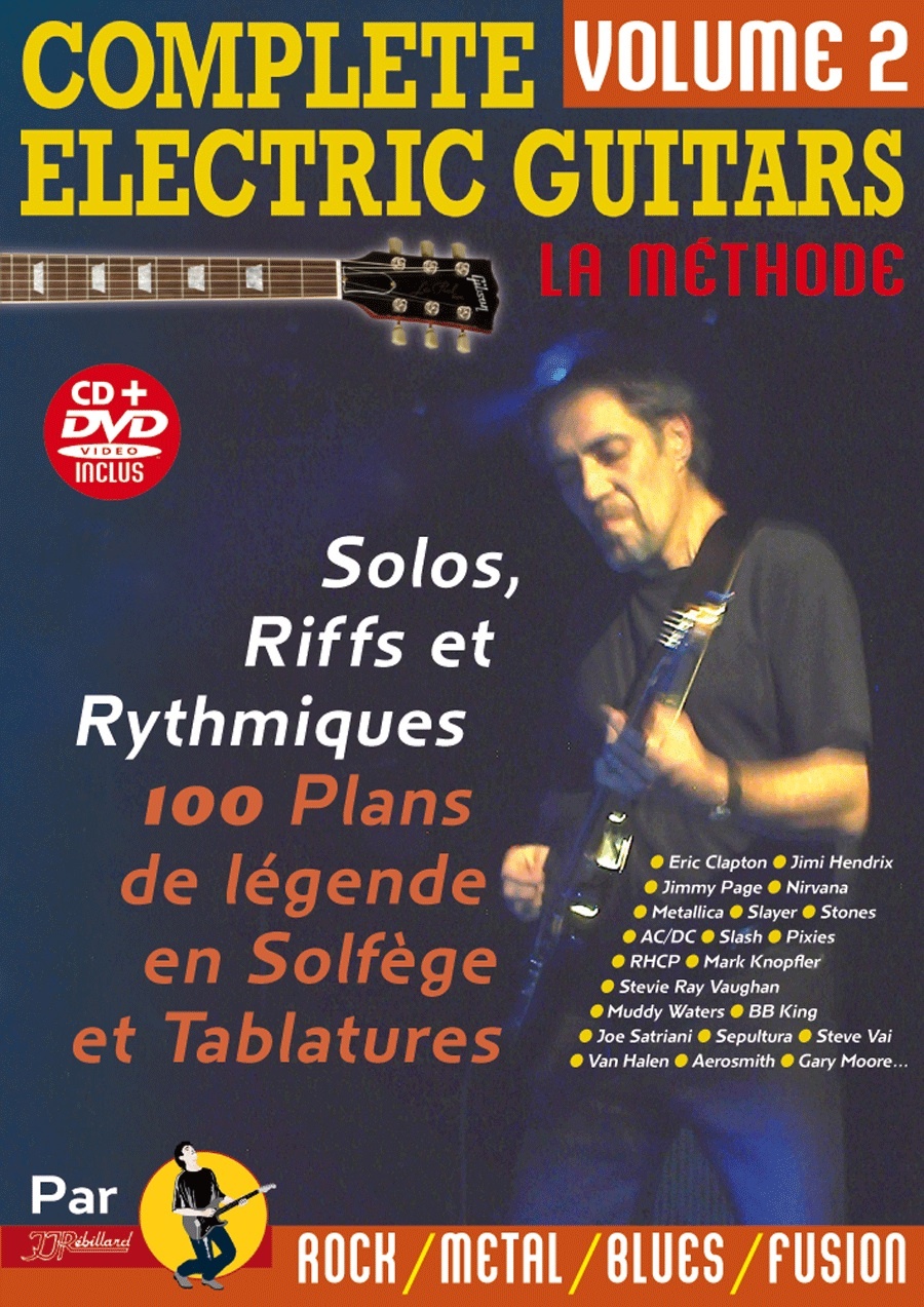 COMPLETE ELECTRIC GUITARS VOL 2 LIVRE + CD + DVD
