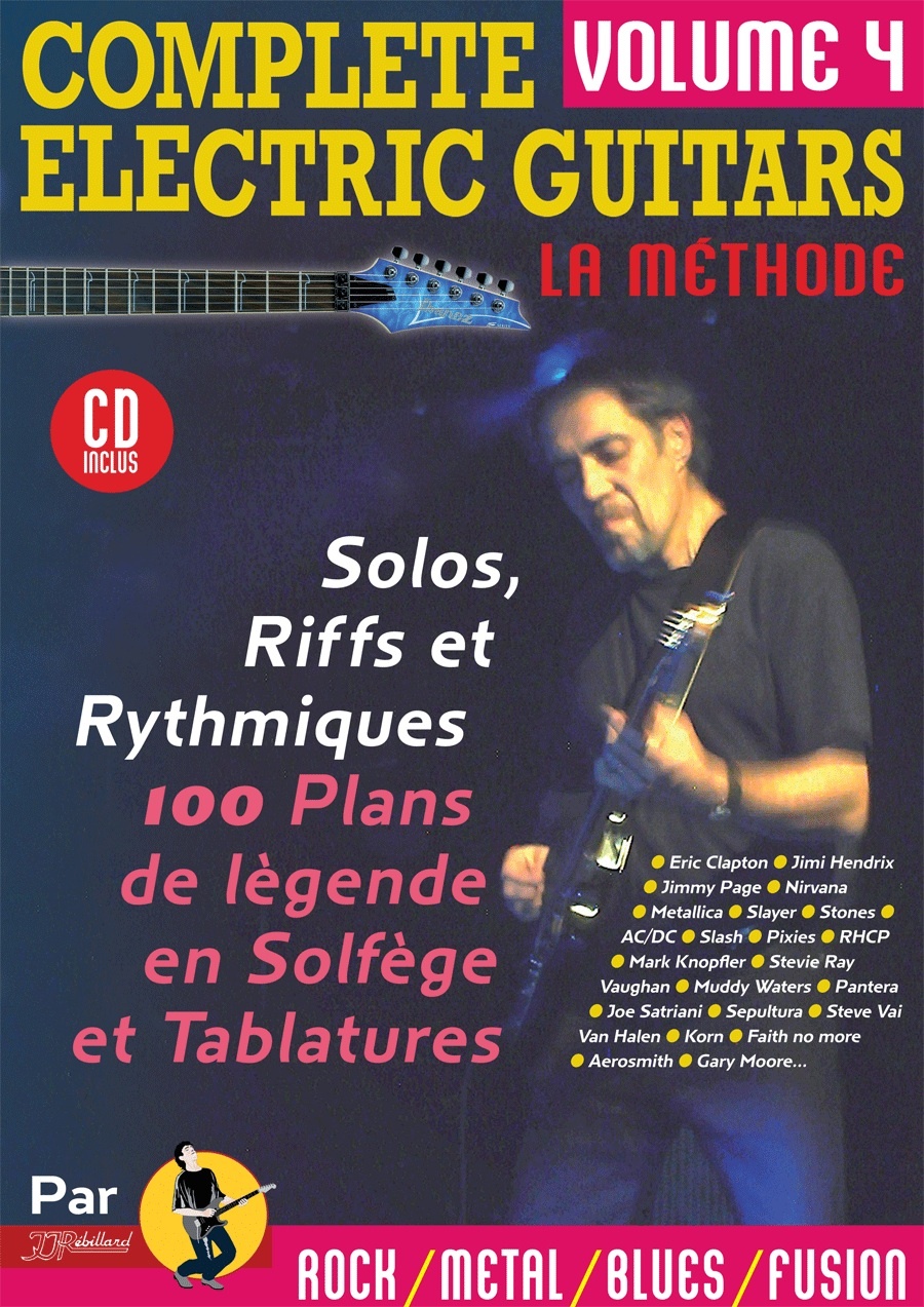 COMPLETE ELECTRIC GUITARS VOL 4 LIVRE + CD