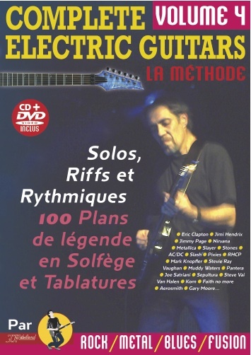 COMPLETE ELECTRIC GUITARS VOL 4 LIVRE + CD + DVD