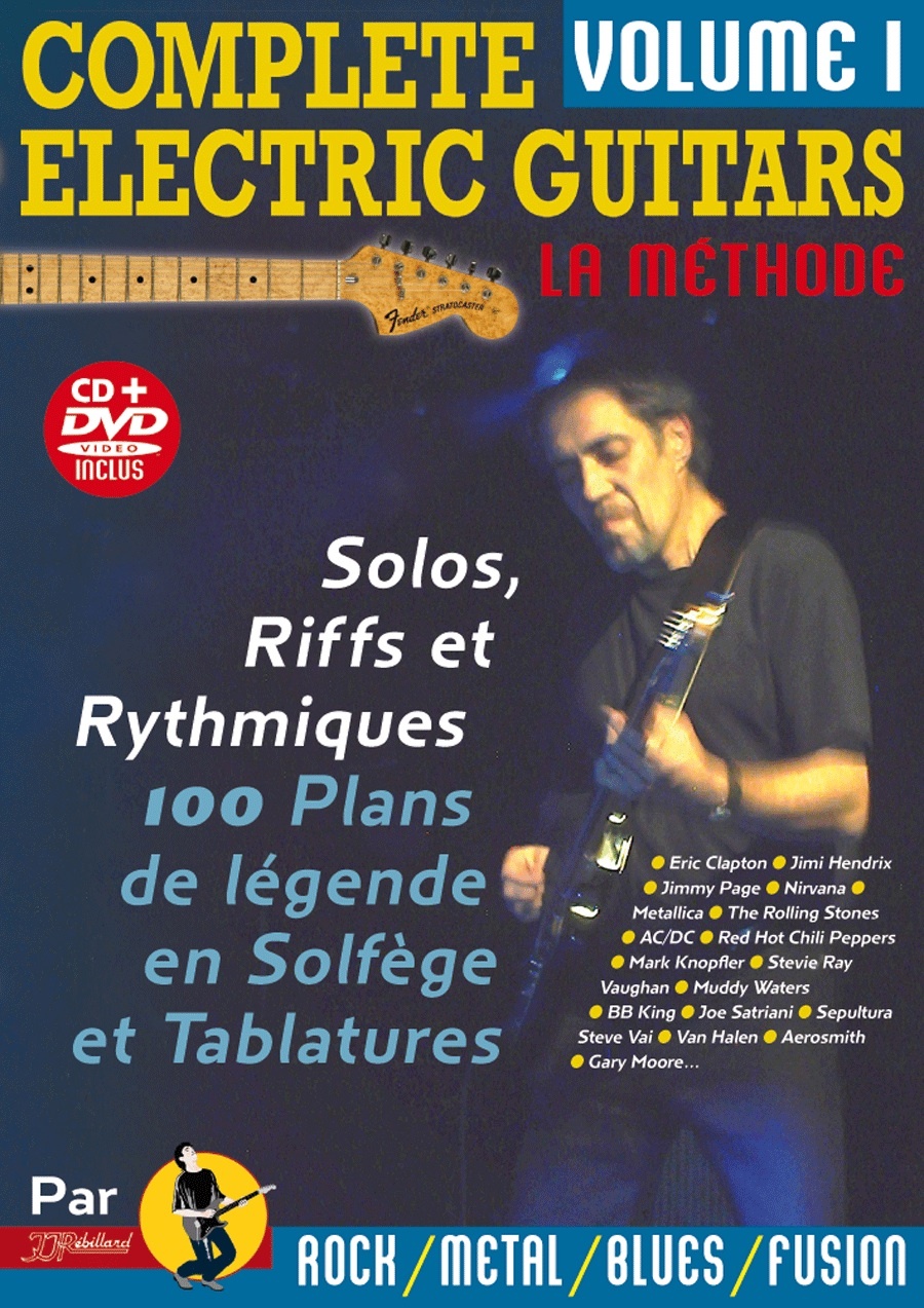 COMPLETE ELECTRIC GUITARS VOL 1 LIVRE + CD + DVD