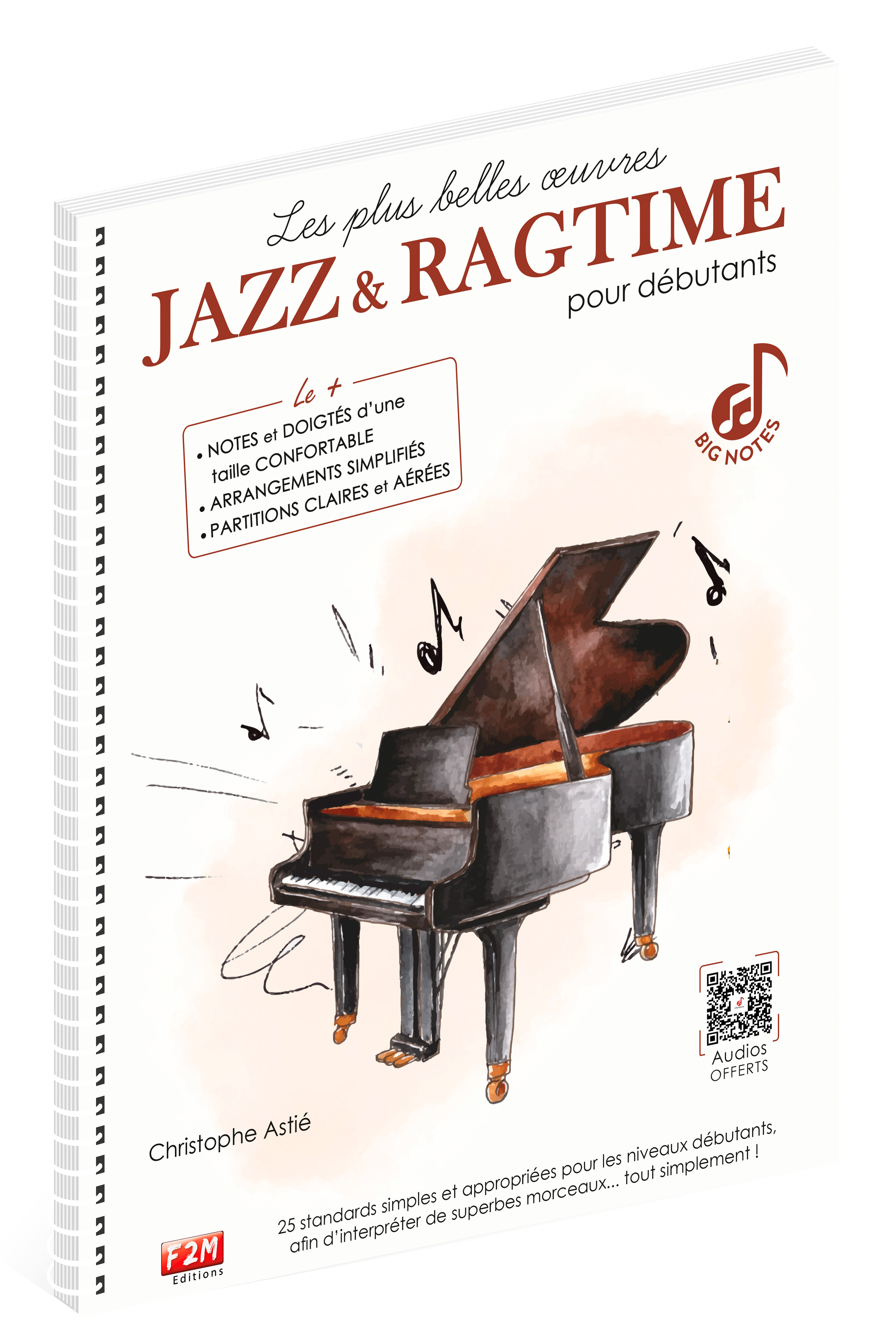 LES PLUS BELLES OEUVRES JAZZ & RAGTIME POUR DEBUTANTS