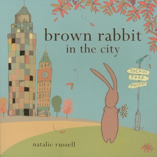Brown Rabbit in the City