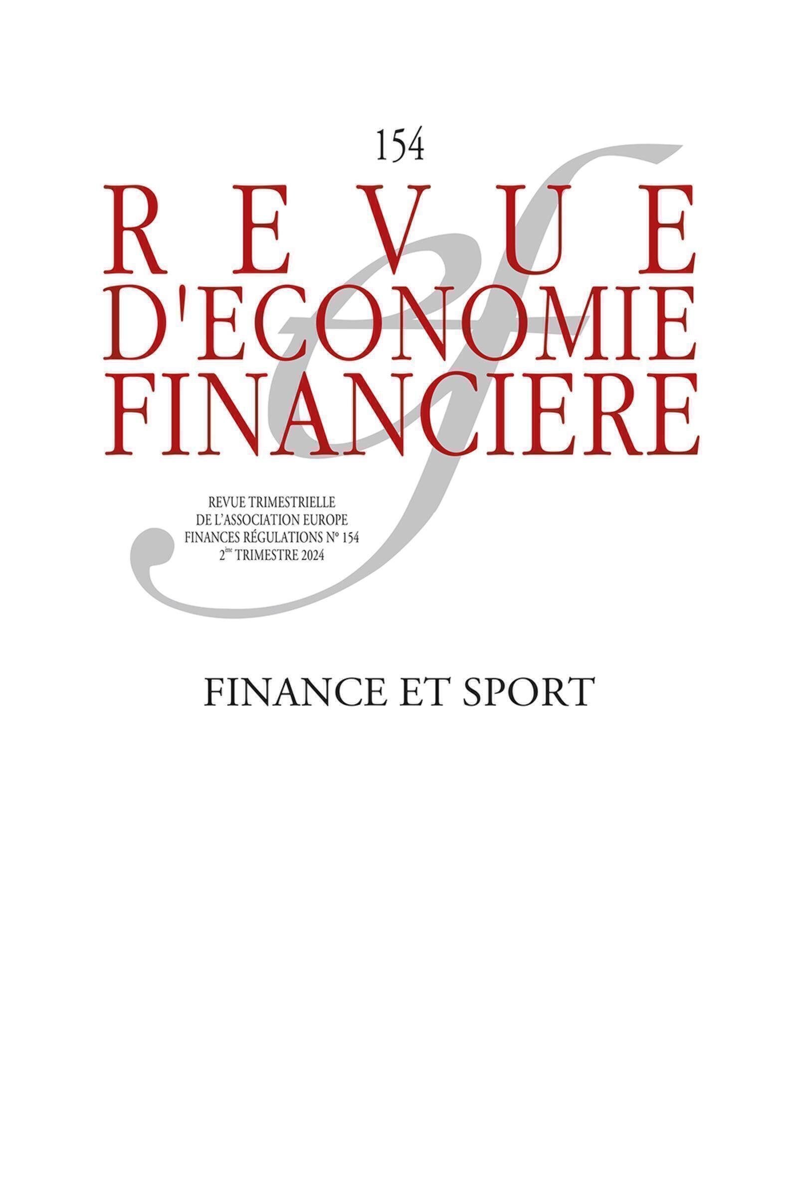 Finance et sports